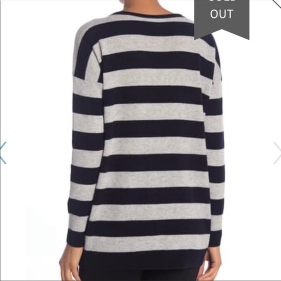 Vince Cashmere Striped Sweater - Picture 2 of 10